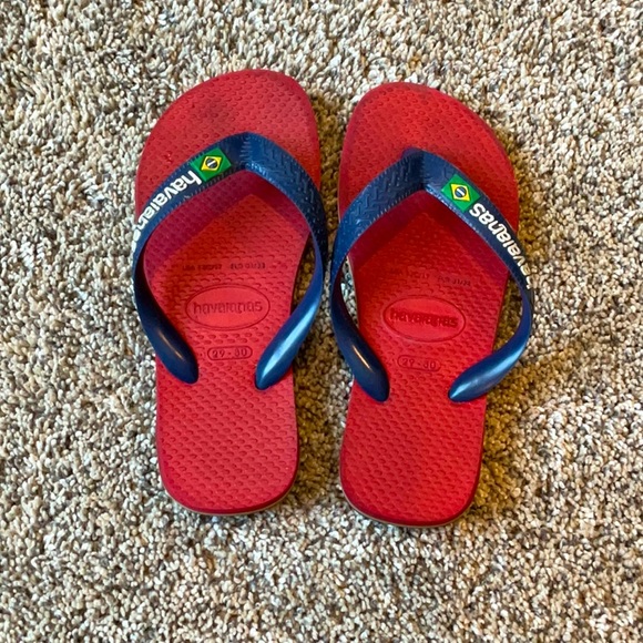 2 pairs of Havaianas kid flip-flops - Picture 3 of 3